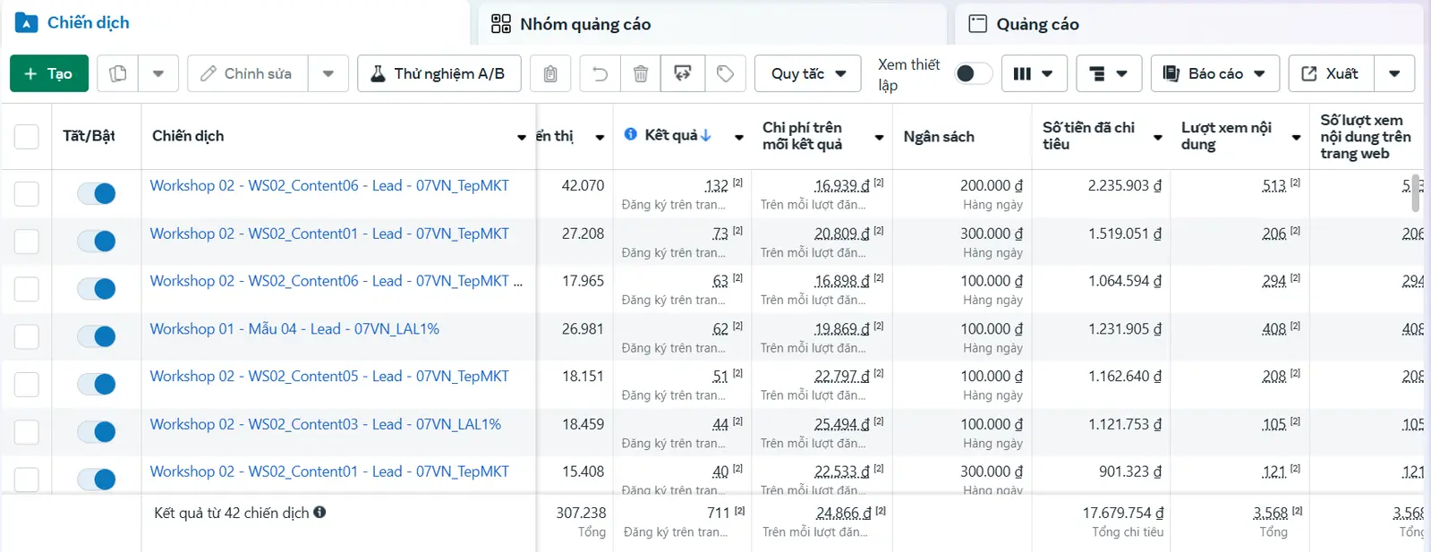 Runbylinh customer management table